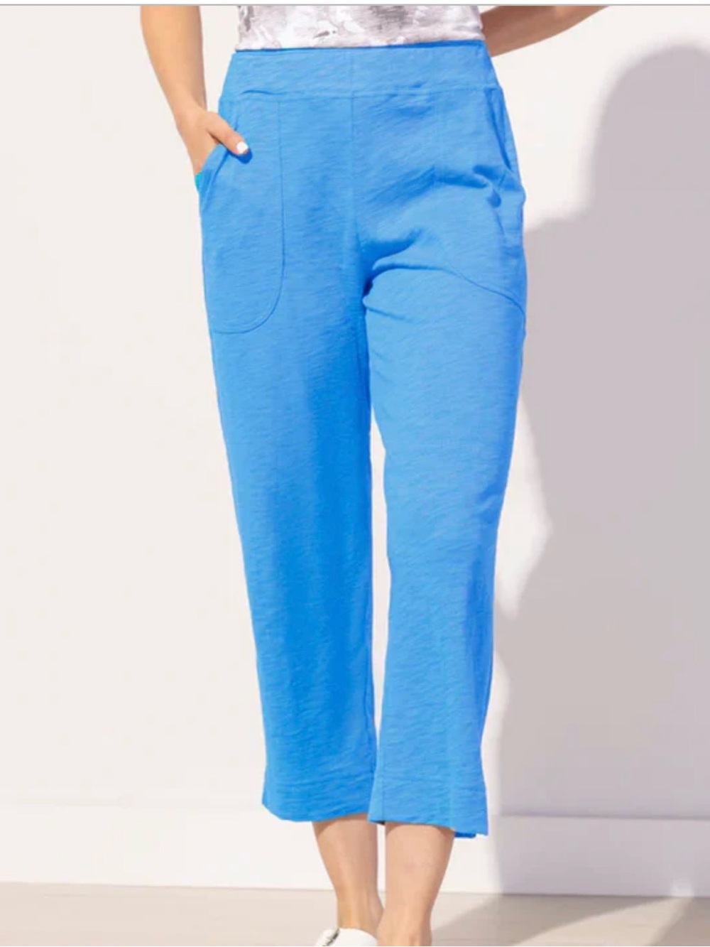 Habitat Cropped Pants in Bright Blue